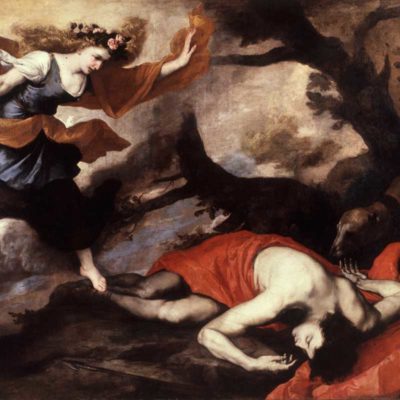 Venere raggiunge Adone morente