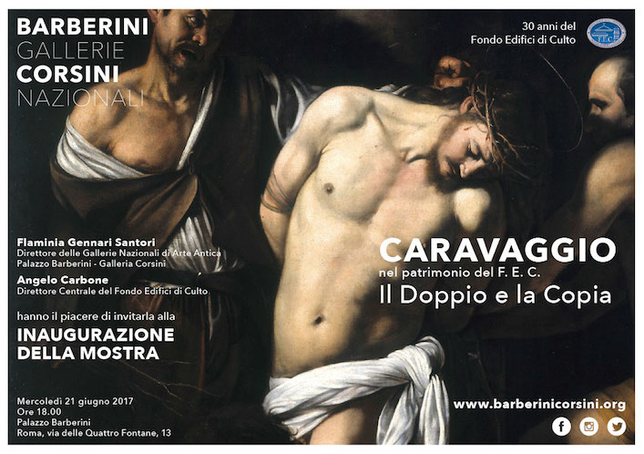 21 giugno – inaugurazione della mostra: Caravaggio nel patrimonio del FEC