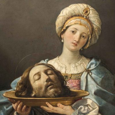 Salome holding the head of John the Baptist