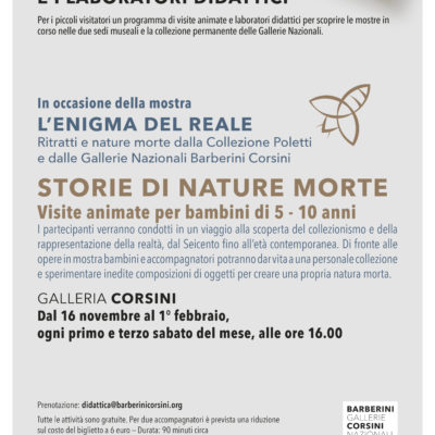 Laboratori per bambini – L’enigma del reale